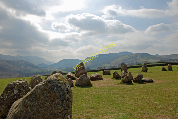 Photo 6"x4" Castlerigg stone circle Briery c2010