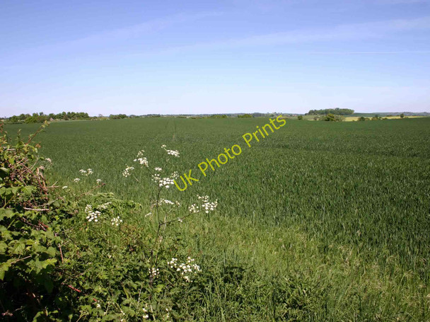 Photo 6"x4" View NE from B4087 near the M40 bridge Bishop's Tachbrook c2010