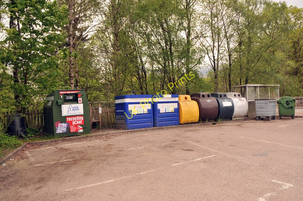 Photo 6"x4" Recycling bins at Roybridge Roybridge c2010