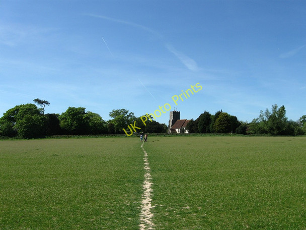 Photo 6"x4" Footpath, Upper Friths Eckington Corner c2010