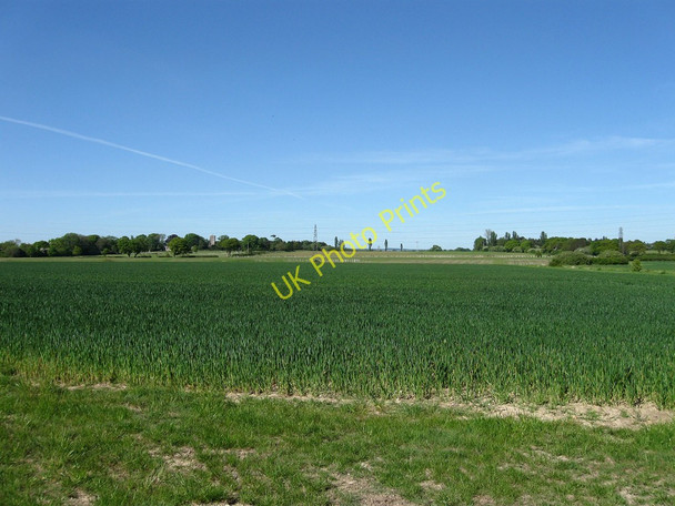 Photo 6"x4" Gate Field Eckington Corner c2010