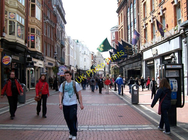 Photo 6"x4" View south along Grafton Street Dublin\/O1534 c2010