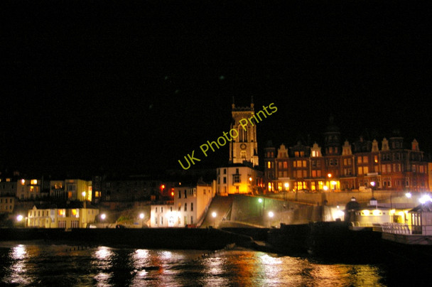 Photo 6"x4" Cromer Sea Front at Night Cromer\/TG2142 c2009