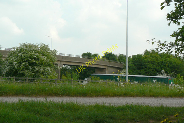 Photo 6"x4" Farm bridge Nuthall c2010