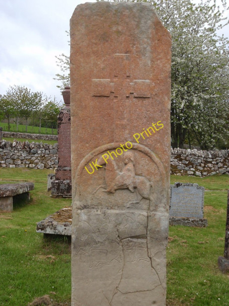 Photo 6"x4" Pictish Stone, Edderton Edderton c2010