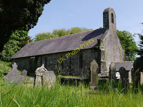 Photo 6"x4" Church of St. Michael, above Ciliau Aeron Ciliau Aeron c2010