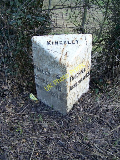 Photo 6"x4" Milepost, Kingsley Kingsley\/SK0046 c2010