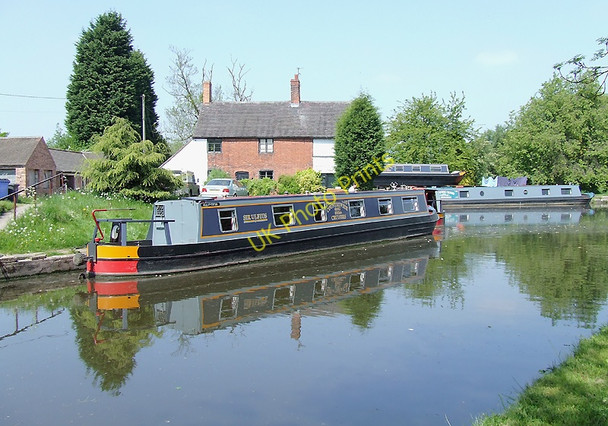 Photo 6"x4" Narrowboat on the Shropshire Union Canal near Brewood Shutt Green c2010