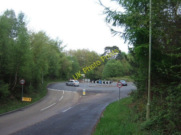 Photo 6"x4" Roundabout outside Budleigh Salterton Budleigh Salterton c2010