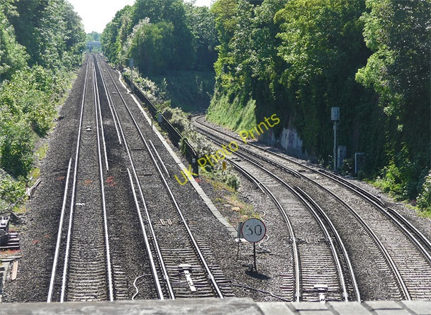 Photo 6"x4" Sutton-Cheam railway (2) Sutton\/TQ2564 c2010