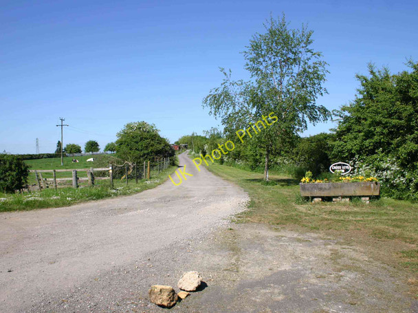 Photo 6"x4" Entrance drive to Cross Leys Farm, Ilmington Ilmington c2010