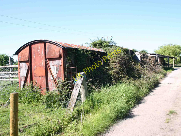 Photo 6"x4" Old goods wagons on Cross Leys Farm, Ilmington Ilmington c2010