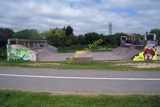 Photo 6"x4" Skate Ramp Pebsham c2010