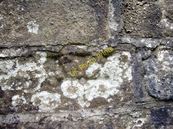 Photo 6"x4" 1GL bench mark and bolt on Harden Bridge Austwick c2010