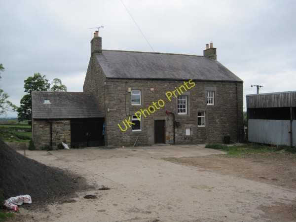 Photo 6"x4" Lodges Farmhouse Low Row\/NY5863 c2010