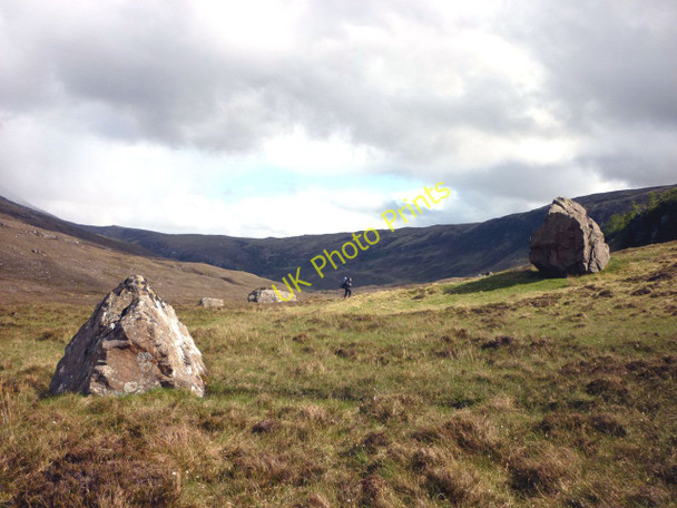 Photo 6"x4" Boulders by the Abhainn Loch an Nid Abhainn Loch an Nid c2010