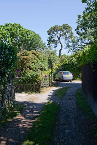 Photo 6"x4" The closed end of School Lane, Thorney Hill Thorney Hill\/SZ2099 c2010