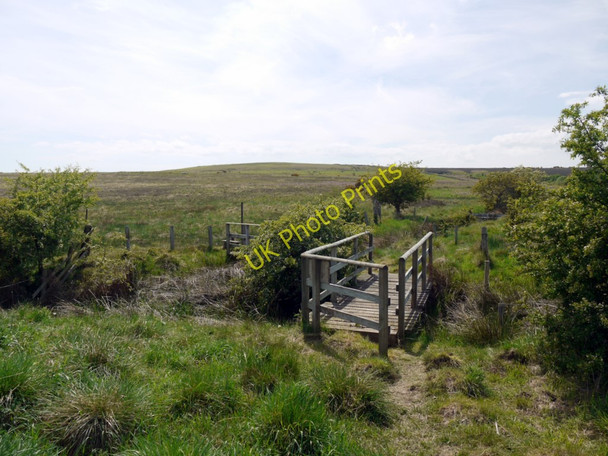 Photo 6"x4" Footbridge at east end of Ford Moss Ford Hill\/NT9537 c2010