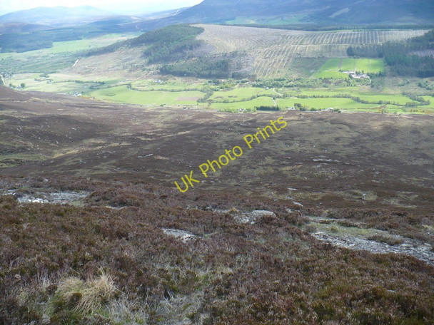 Photo 6"x4" Hillside above Strath Rusdale Cnoc an t-Sidhean M\u00f2r c2010