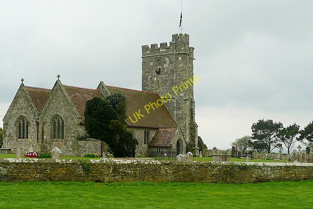 Photo 6"x4" Chale church Chale c2010