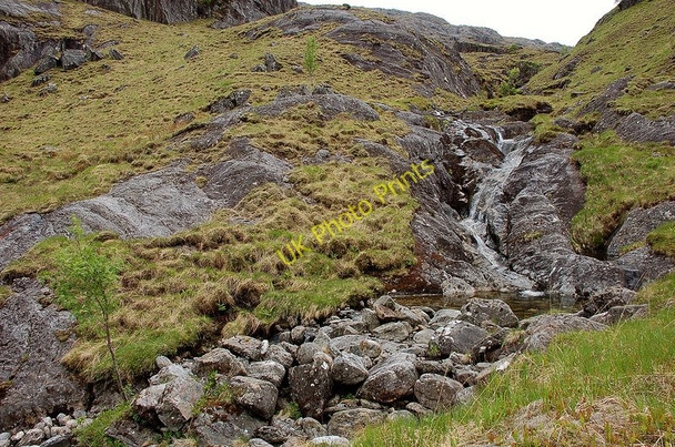 Photo 6"x4" First bend on the Allt Coire na Cruaiche Lochan na Cruadhach c2010