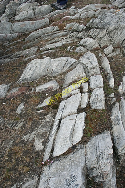 Photo 6"x4" Folds on the Ground Rhoscolyn c2010