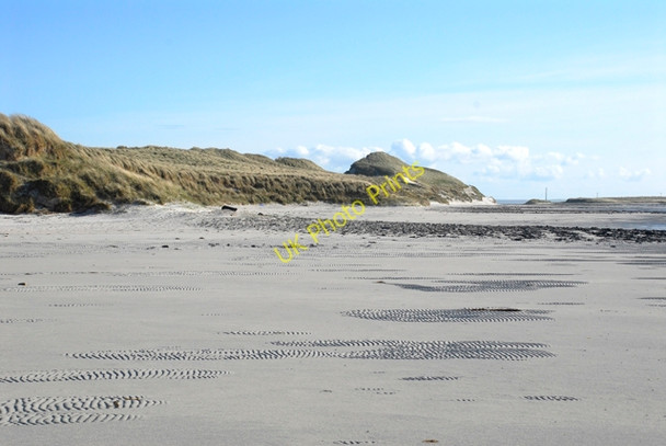 Photo 6"x4" Dunes at bay of Newark, Sanday Lady c2010
