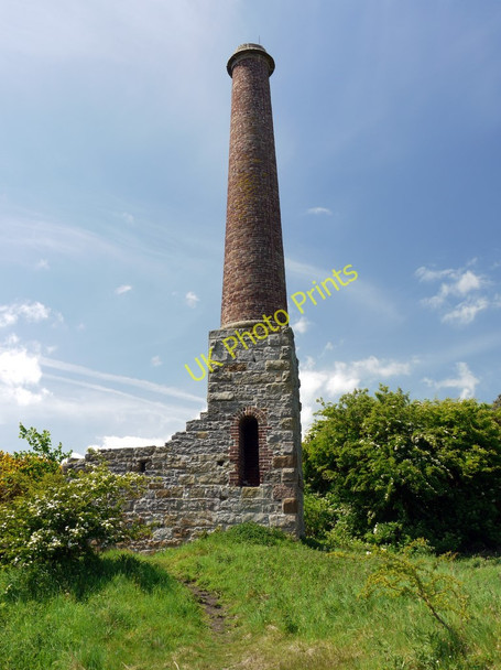 Photo 6"x4" Colliery chimney, Ford Moss Ford Hill\/NT9537 c2010