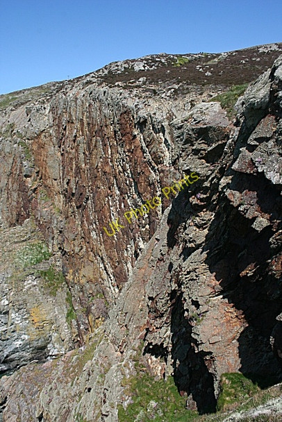 Photo 6"x4" Cliffs near Ellin's Tower Goferydd c2010