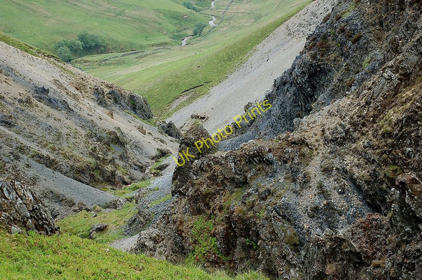 Photo 6"x4" Upper part of Hartfell Score Auchencat Burn c2010