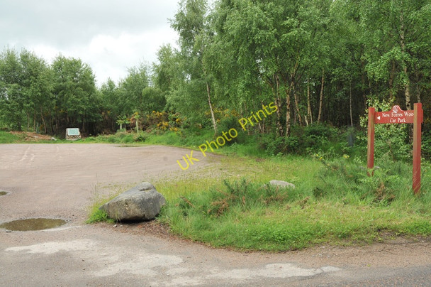 Photo 6"x4" New Forres Wood car park near Cathay Nursing Home Forres c2010