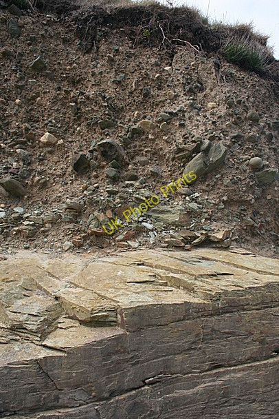 Photo 6"x4" Drumlin on Rock Surface Llanfairynghornwy c2010