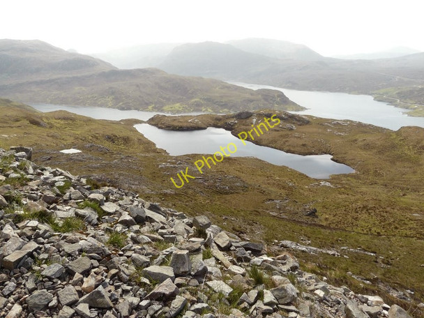 Photo 6"x4" From the Kylestrome - Loch More track Kylesku c2010