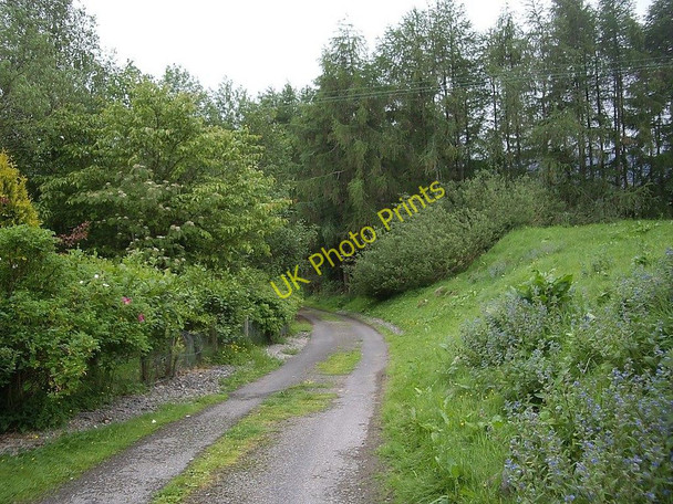 Photo 6"x4" Lane from Tillygownie Strachan c2010