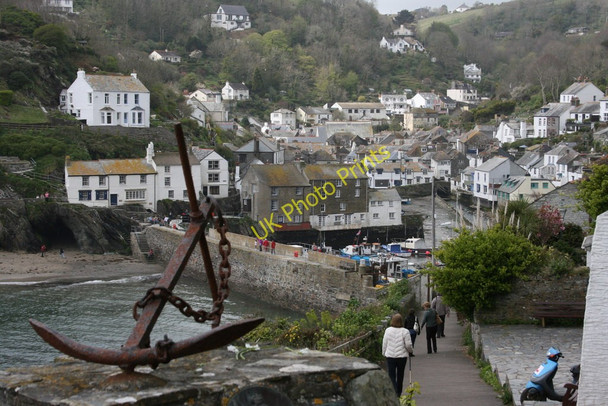 Photo 6"x4" Path to Polperro, Cornwall Brent c2009