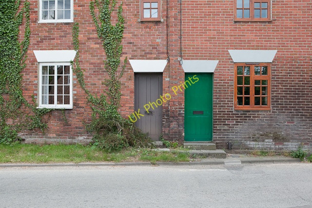 Photo 6"x4" Front doors no longer used at Sopley Sopley c2010