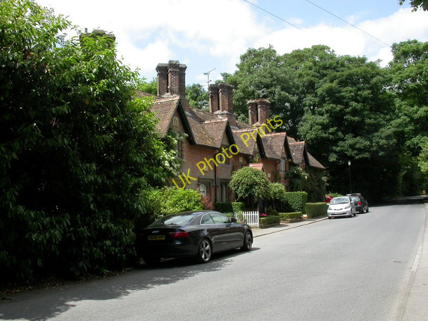 Photo 6"x4" Canford Magna, Lady Wimborne Cottages Wimborne Minster c2010