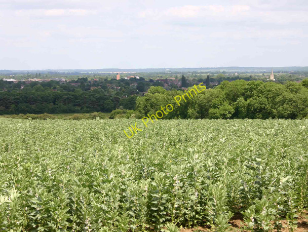 Photo 6"x4" View ENE from footpath to Shottery from Drayton Stratford-upon-Avon c2010