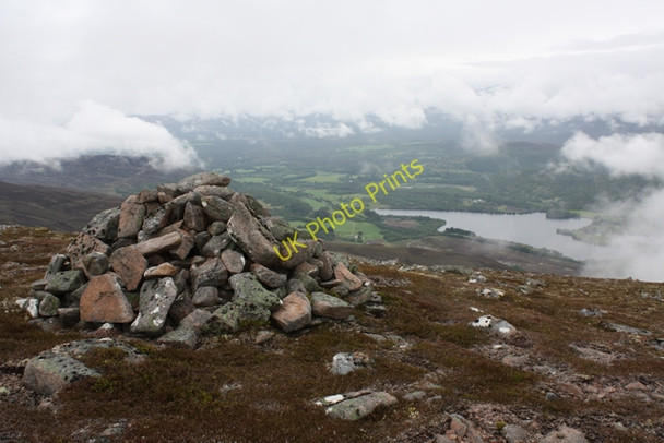 Photo 6"x4" Cairn, An Sguabach Alvie c2010