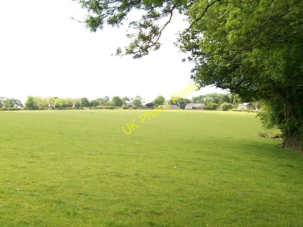 Photo 6"x4" View SSW across pasture land towards the buildings at Gwynfryn Farm Llanystumdwy c2010