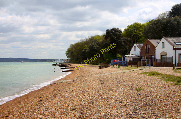 Photo 6"x4" Looking along the beach towards Yarmouth Norton\/SZ3489 c2010