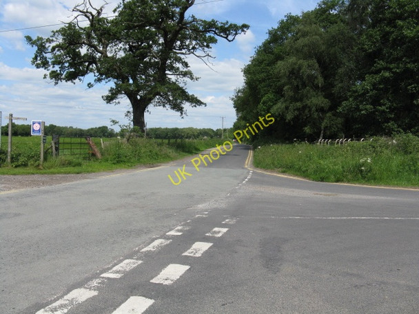Photo 6"x4" Davenport Lane from Bagmere Lane Brereton Heath c2010
