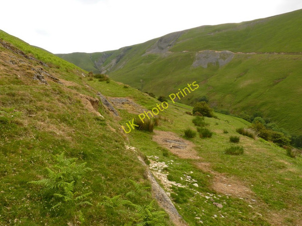 Photo 6"x4" Track junction in Cwm Cerddin Llanymawddwy c2010