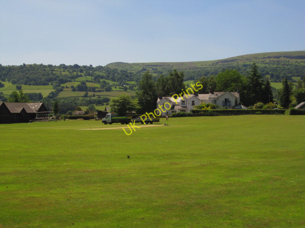 Photo 6"x4" Crickhowell: the cricket ground (under preparation...) Crickhowell c2010