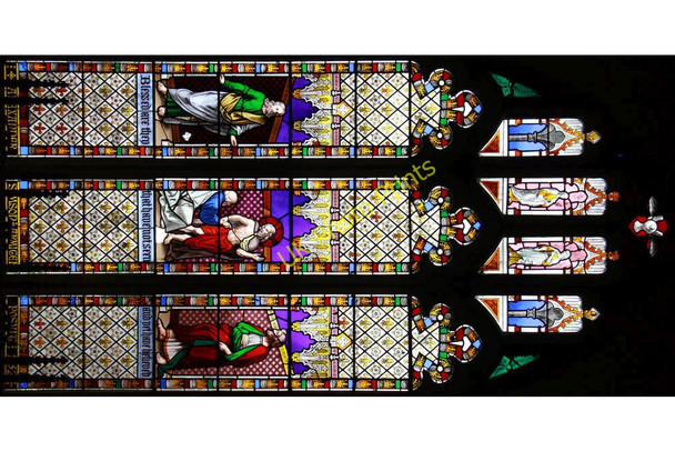 Photo 6"x4" St Nicholas, Gayton, Norfolk - Window Gayton\/TF7219 c2010