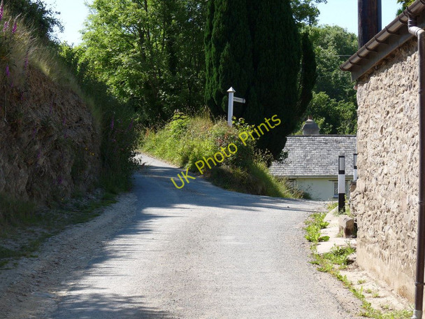Photo 6"x4" The junction of Nethercott Road with West Lane Nethercott\/SS4839 c2010