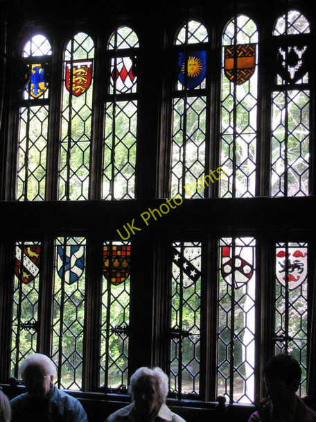 Photo 6"x4" Window of Filching Manor Jevington c2010
