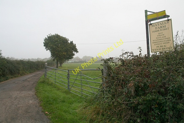 Photo 6"x4" Southern End of Watery Lane Upper Welland c2007