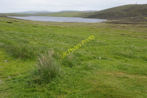 Photo 6"x4" View to Sandy Loch Lerwick c2010