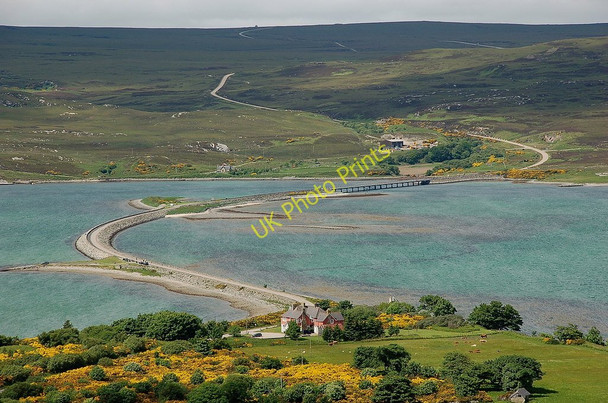 Photo 6"x4" Causeway across the Kyle of Tongue Achuvoldrach c2010